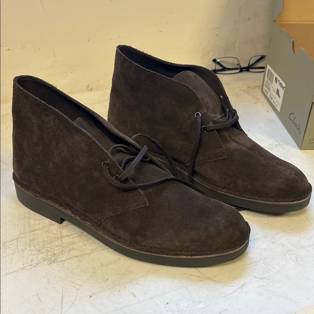 Clarks Men’s Chukka Boots - Dark Brown Suede